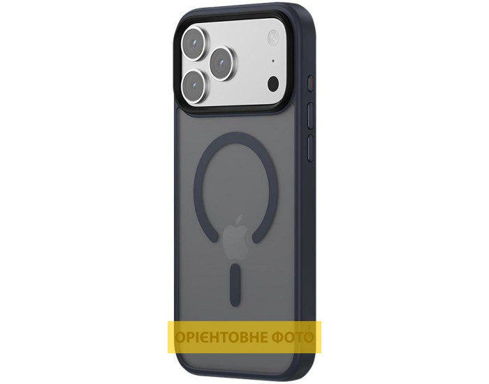 Чехол-силикон Ummi Colorful with MagSafe iPhone Air (Синий/Navy Blue)