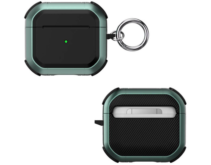 Чехол противоударный Black ed, AirPods 4, green