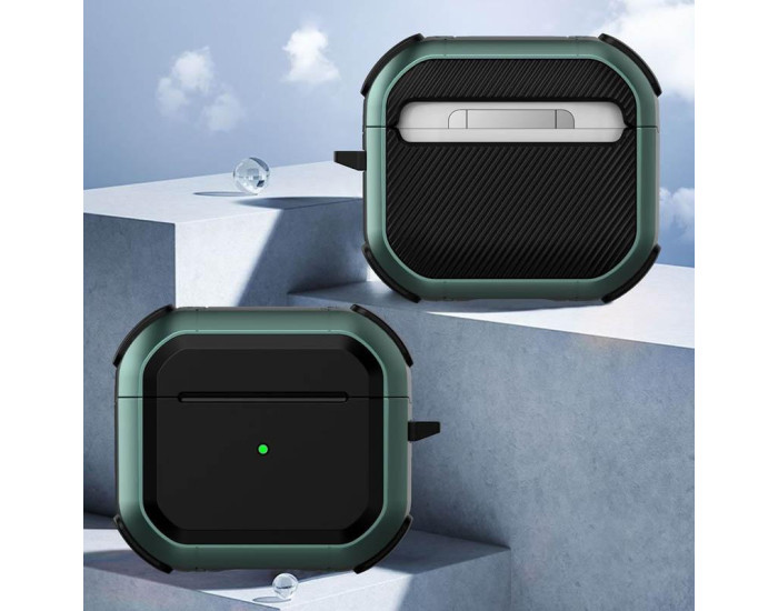 Чехол противоударный Black ed, AirPods 4, green