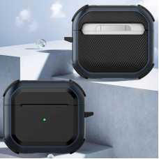 Чехол противоударный Black ed, AirPods 4, Blue