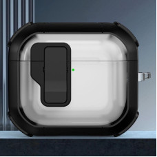 Чехол пртивоударный Locking Button AirPods 4, Black