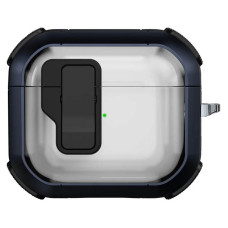 Чехол пртивоударный Locking Button AirPods 4, Blue