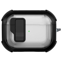 Чехол пртивоударный Locking Button AirPods Pro 2 / Pro, Black