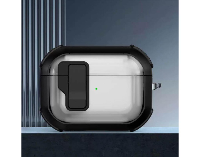 Чохол протиударний Locking Button AirPods Pro 2 / Pro, Black