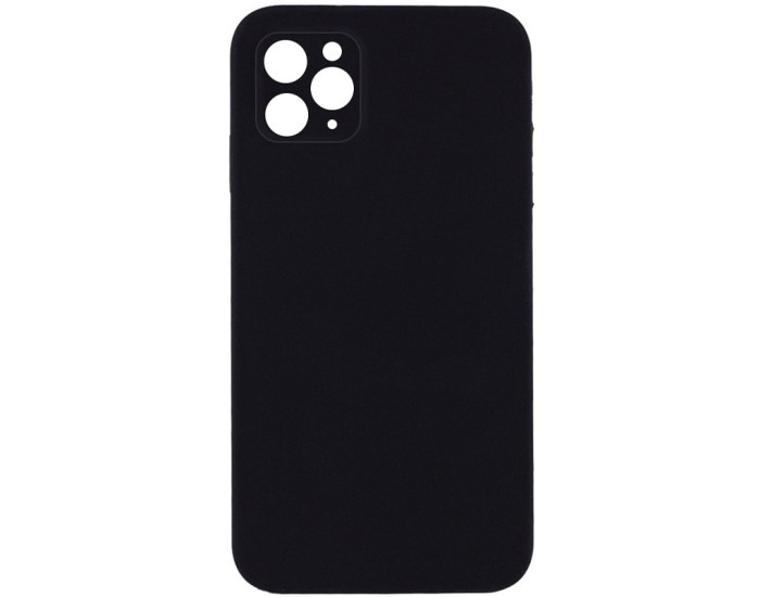 Чехол-силикон оригинал Square Cover Soft Matte Full Camera iPhone 11 Pro Max, Black