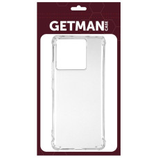 Чехол-силикон Getman Ease logo усиленные углы Xiaomi 17, Прозрачный