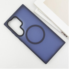 Чохол-силікон Ummi Colorful with MagSafe Samsung S25 Ultra Navy Blue