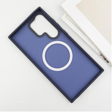 Чохол-силікон Ummi Colorful with MagSafe Samsung S25 Ultra Navy Blue