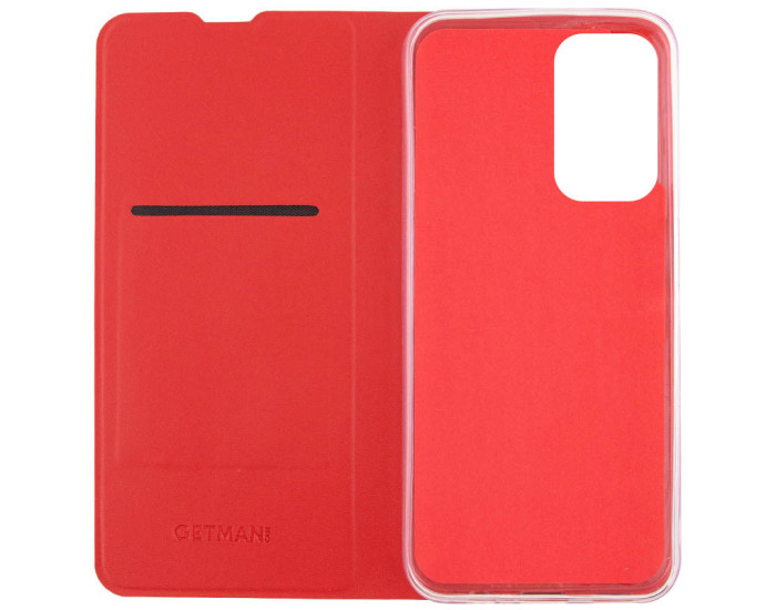 Чехол-книга Кожаный GETMAN Elegant Samsung Galaxy M34 5G M346 Красный
