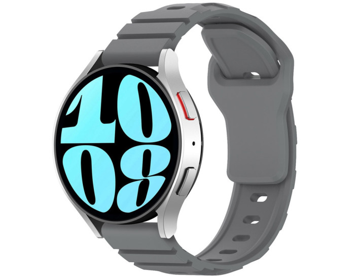 Ремешок силиконовый Defense для Smart Watch 22mm, Gray