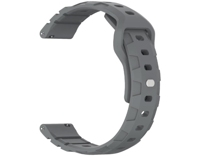 Ремешок силиконовый Defense для Smart Watch 22mm, Gray