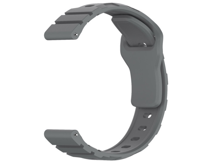 Ремешок силиконовый Defense для Smart Watch 22mm, Gray