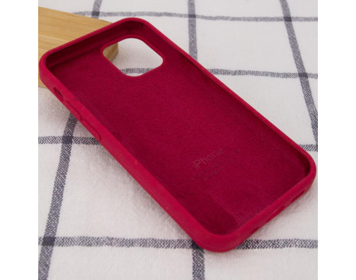 Чехол-силикон оригинал Full Soft Matte iPhone 13 Rose Red