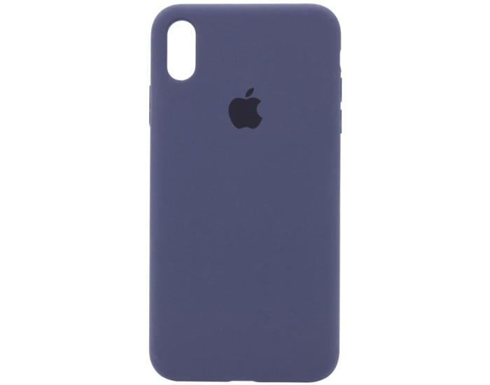 Чехол-силикон оригинал Full Soft Matte iPhone X /XS, Midnigth blue