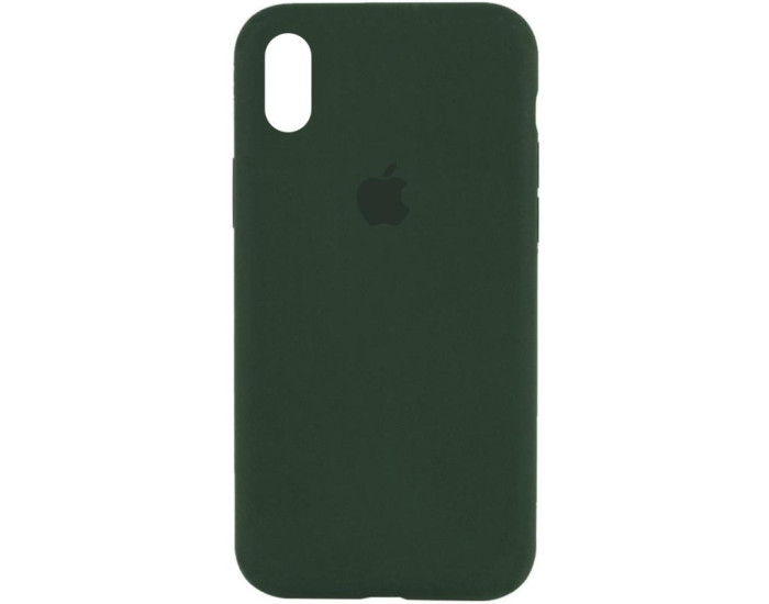 Чехол-силикон оригинал Full Soft Matte iPhone X /XS, Cyprus green