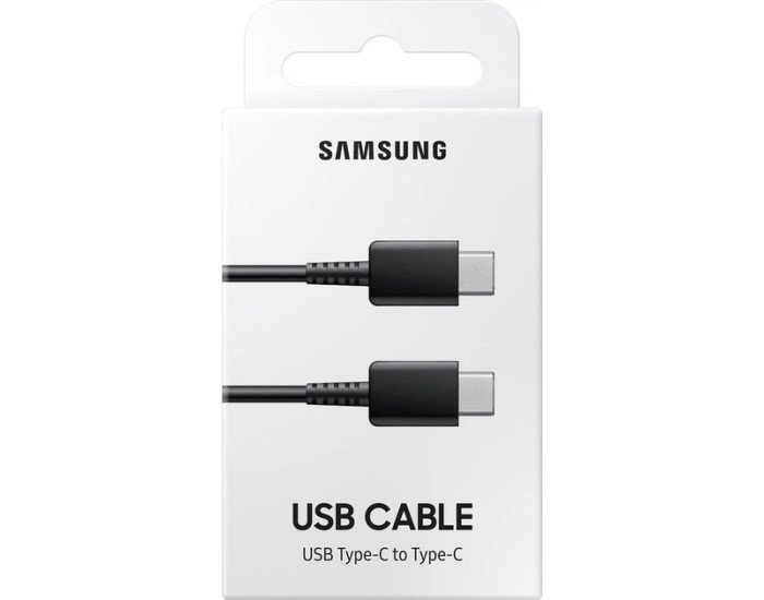 Кабель Samsung (OR) USB Type-C to Type-C 60W (EP-DA705BBRGRU) (EU) (100% оригинал) черный
