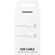 Кабель Samsung (OR) USB Type-C - USB Type-C PD 100W (White) (EP-DN975BWRGRU)  (EU) (100% оригинал)
