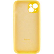 Чехол-силикон оригинал Full Camera Soft Matte iPhone 13, Yellow