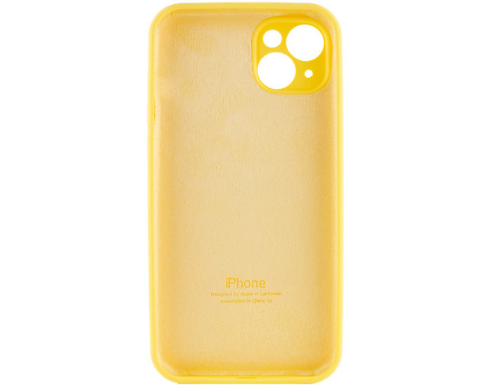 Чехол-силикон оригинал Full Camera Soft Matte iPhone 13, Yellow