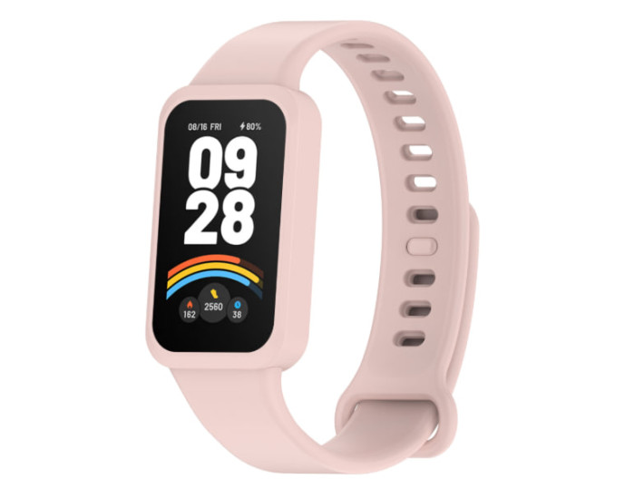 Ремешок Nylon для  Xiaomi Xiaomi Redmi Band 3/ Xiaomi Smart 9 Active, пудровый