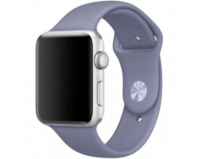 Ремешок для Apple Watch Series 38/40/41/42 mm S серая лаванда