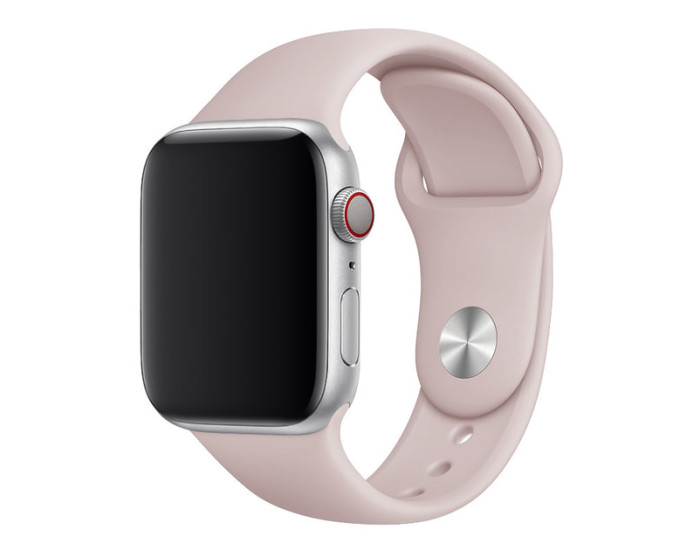 Ремешок для Apple Watch Series 38/40/41/42 mm S пастильно розовый