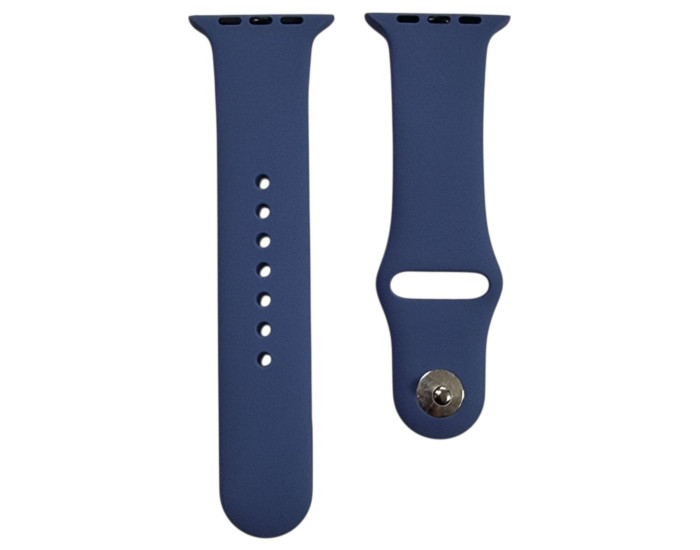 Ремешок для Apple Watch Series 38/40/41/42 mm S сине-серый