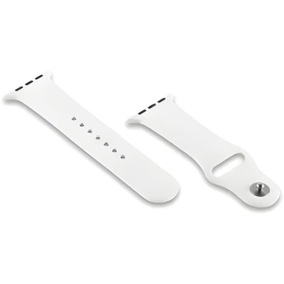 Ремінець для Apple Watch Series 38/40/41/42 mm S Білий
