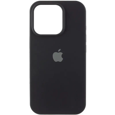 Чехол-силикон Silicon Case with MagSafe iPhone 14 (Черный / Black)