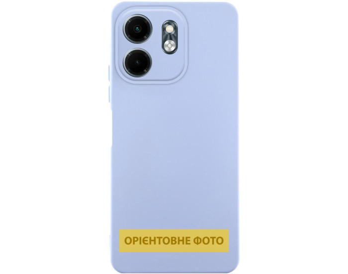 Чохол-силікон Getman Liquid Silk Full Camera Xiaomi Redmi 15 (EU) (Бузковий / Light Purple)