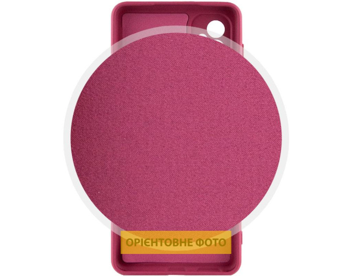 Чохол-силікон Getman Liquid Silk Full Camera Xiaomi Redmi 15 (EU) (Бордовий / Marsala)