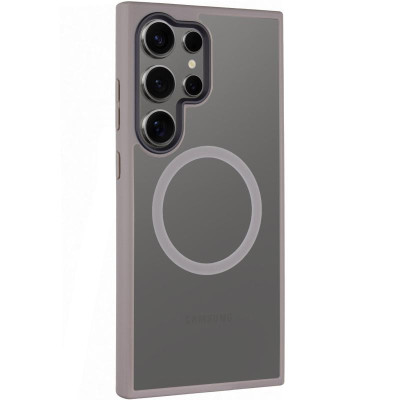 Чохол-силікон Ummi Colorful with MagSafe Samsung S24 Ultra (Сірий / Gray)