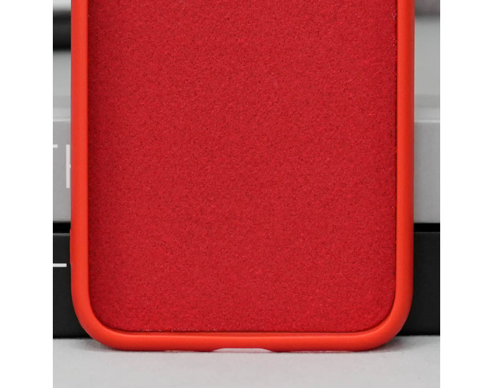  Чехол-силикон TPU+Glass Sappphire Midnight with MagSafe iPhone 15 Plus (Красный / Red)