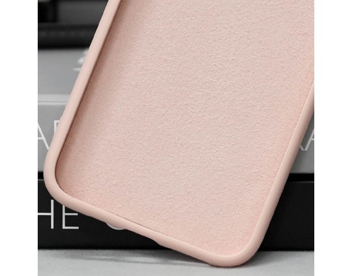  Чехол-силикон TPU+Glass Sappphire Midnight with MagSafe iPhone 15 Plus (Розовый / Pink Sand)