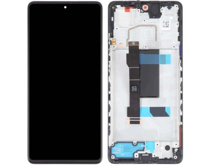 Дисплей с сенсорным экраном (модуль) Xiaomi Redmi Note 12 Pro 5G /Poco X5 Pro 5G, черный с рамкой, TFT