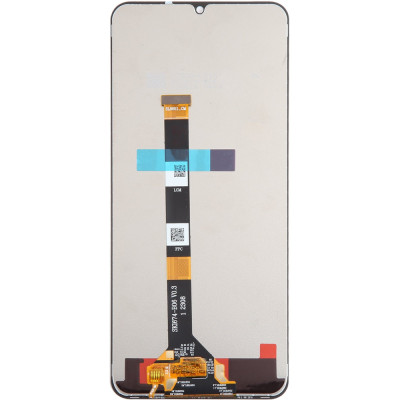 Дисплей з сенсорним екраном (модуль) Realme C51 / Note 50 / C53 NFC / Narzo N53, чорний, оригінал, V0.3