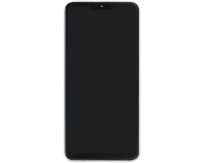 Дисплей с сенсорным экраном (модуль) LG G7, G710, ThinQ, черный с рамкой, оригинал