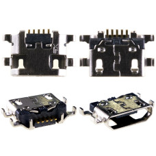 Коннектор зарядки Samsung A107 Galaxy A10s, 5 pin, Micro-USB