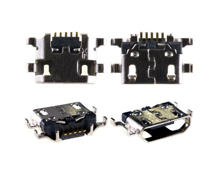 Коннектор зарядки Samsung A107 Galaxy A10s, 5 pin, Micro-USB