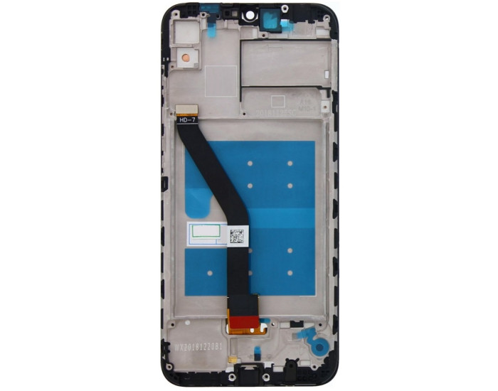 Дисплей с сенсорным экраном (модуль) Huawei Honor 8A/ Y6 2019/ Y6 Prime 2019/ Y6s 2019, черный с рамкой, оригинал