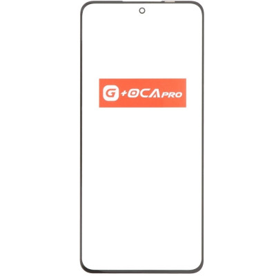 Скло фронтальне з OCA-пленкой для Realme GT 3 / GT Neo 5 , чорне, G+OCA Pro