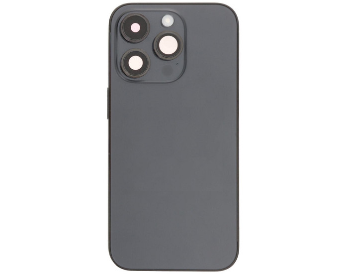 Корпус для iPhone 14 Pro с держателем SIM карты, с боковыми кнопками, Space Black, оригинал