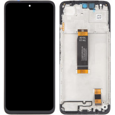 Дисплей з сенсорним екраном (модуль) Xiaomi Redmi 13, чорний з рамкою, оригінал