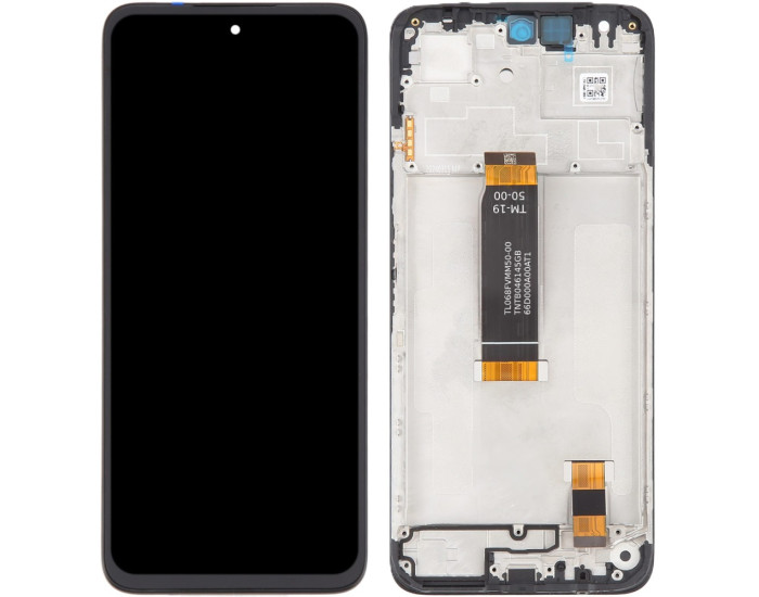 Дисплей с сенсорным экраном (модуль) Xiaomi Redmi 13, черный с рамкой, оригинал