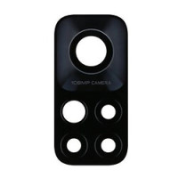 Стекло камеры для Xiaomi Mi 10T, Mi 10T Pro, чорне