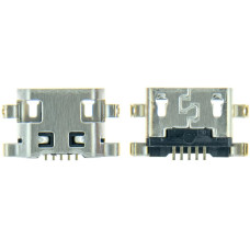 Коннектор зарядки  Nokia 2 /3 /5 /5.1; Lenovo A1000 /A6020a40; Meizu M3s; Motorola Moto G2; Fly iQ458, 5 pin, Micro-USB Type-B