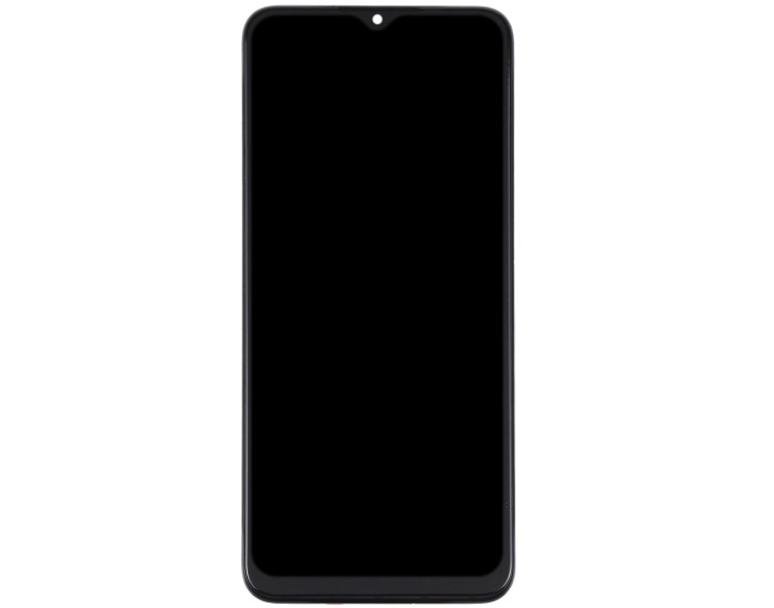Дисплей с сенсорным экраном (модуль) Realme C35, черный с рамкой, оригинал