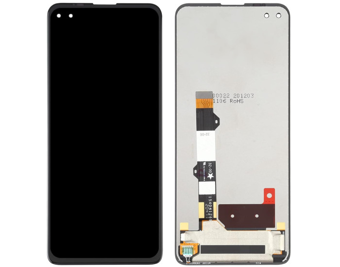 Дисплей з сенсорним екраном (модуль) Motorola XT2125 Moto G100, чорний, оригінал
