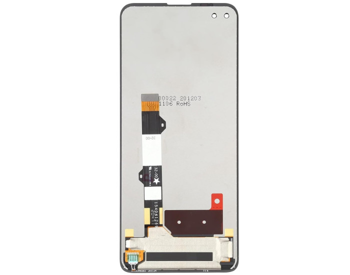 Дисплей з сенсорним екраном (модуль) Motorola XT2125 Moto G100, чорний, оригінал