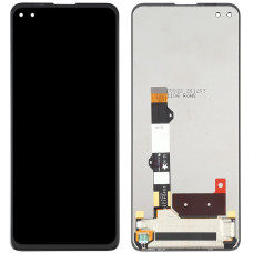 Дисплей з сенсорним екраном (модуль) Motorola XT2125 Moto G100, чорний, оригінал